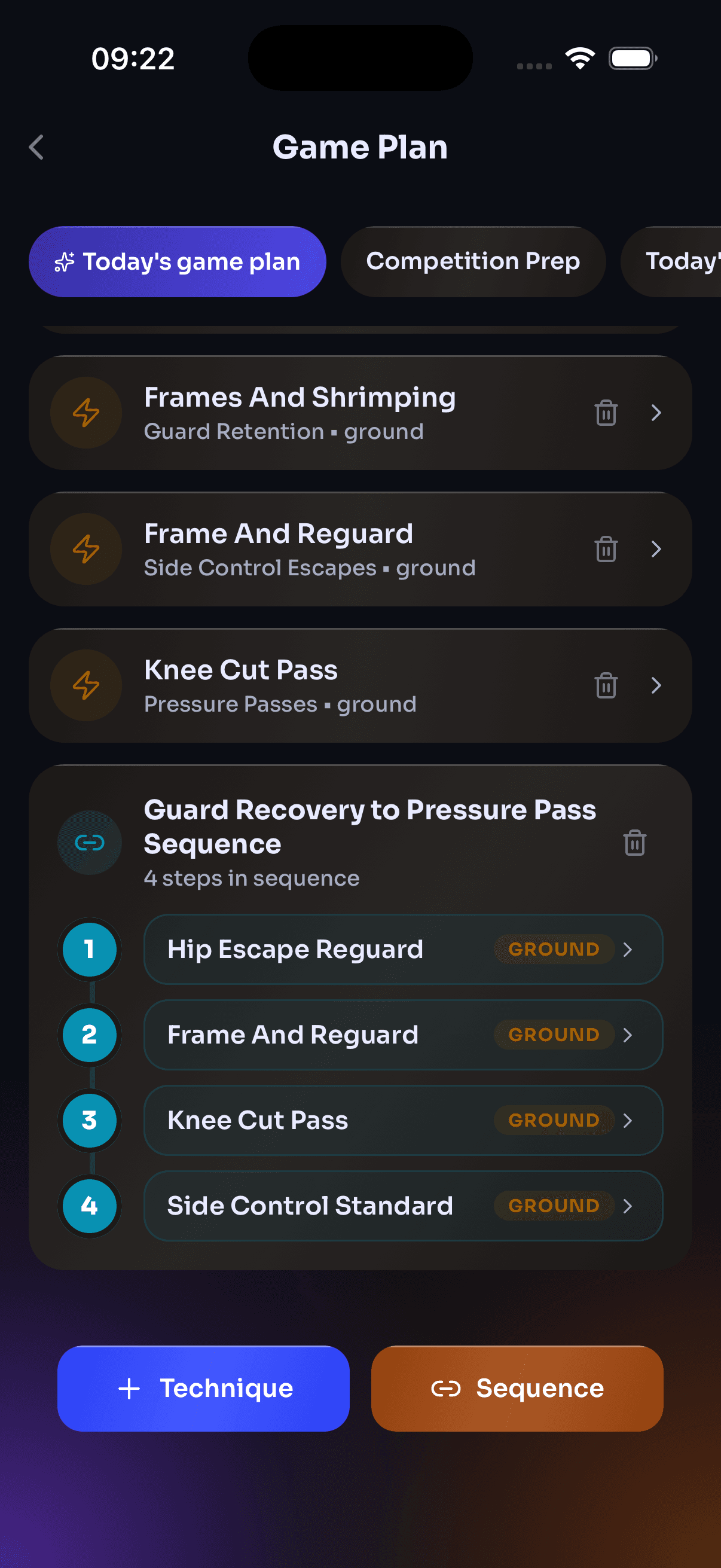 BetterBJJ - Plan your training with AI or manually